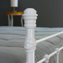 Ver imagem 2 de Cama de Ferro Luísa King Branca Icamas