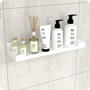 Ver imagem 1 de Porta Shampoo Suporte Organizador Banheiro Branco ELG