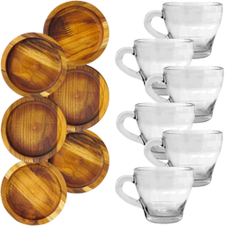 Conjunto de Pires Redondo e Xícara de Café - 1