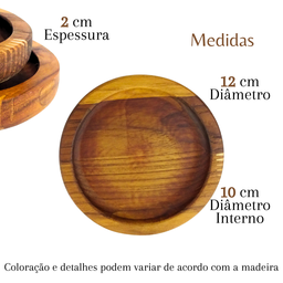 Conjunto de Pires Redondo e Xícara de Café - 5