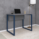 Ver imagem 1 de Escrivaninha M90/60P25TUB 90cm Industrial Grafito e Azul Delrei Cinza