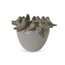 Ver imagem 1 de Vaso Decorativo em Cerâmica Pássaros 18cm Ev0004 Btc