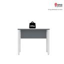Ver mais imagens de Escrivaninha M90/60P25TUB 90cm Industrial Grafito e Branco Cinza