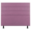Ver imagem 3 de Cabeceira Cama Box Casal King Size Malik 195cm Suede Rosa - Desk Design