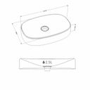 Ver imagem 3 de Cuba de Apoio para Banheiro em Mármore Sintético Zenn