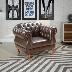 Poltrona Chest Elisabeth Design de Luxo