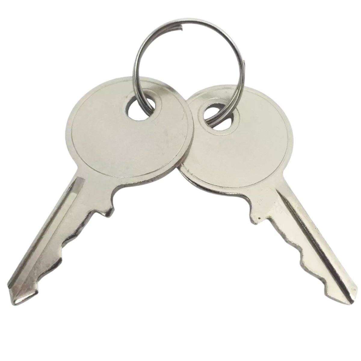 Fechadura para Porta Externa Perfil Redondo Aço Inox Polido Cromado | Aliança | Kit 10 Un - 7