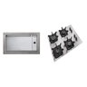 Conjunto de Embutir Mueller com Forno Elétrico Decorato Gourmet 44l 127v + Cooktop 4 Bocas de Alumínio com Queimador Ultra Chama - 1
