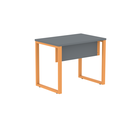 Ver imagem 3 de Escrivaninha M90/60P25TUB 90cm Industrial Grafito e Laranja Picasso Cinza