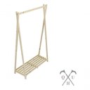 Ver imagem 3 de Guarda Roupas Área Interna Minimalista Closet Madeira Natural