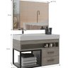 Conjunto Gabinete para Banheiro com Espelheira New 80 - 4