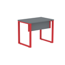 Ver imagem 3 de Escrivaninha M90/60P25TUB 90cm Industrial Grafito e Vermelho Cinza