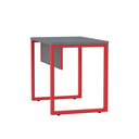 Ver imagem 7 de Escrivaninha M90/60P25TUB 90cm Industrial Grafito e Vermelho Cinza