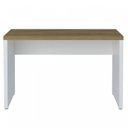 Ver imagem 6 de Conjunto 3 Peças com Escrivaninha Minimalista, Balcão Multiuso 2 Portas e Gaveteiro Organizador Olmo Branco Artany