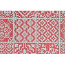 Ver imagem 6 de Tapete Passadeira Emborrachada Pvc Antiderrapante 0,65x3,00m Azulejo Vermelho Branco