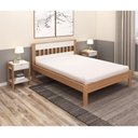 Ver imagem 4 de Cama De Casal Para Colchão 138 X 188 Cm Multimóveis Vcr35011 Amêndoa/Branco Amêndoa/Branco