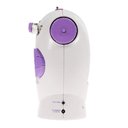 Ver imagem 5 de Mini Maquina de Costura Eletrica Bivolt Portatil Reta com Pedal Kit Bobinas Agulha Domestica