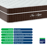 Cama + Box Baú Solteirão Bege Colchão New Aspen Molas Ensacadas Comfort Prime 96x203 - 2