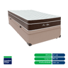 Cama + Box Baú Solteirão Bege Colchão New Aspen Molas Ensacadas Comfort Prime 96x203 - 4