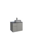 Ver imagem 3 de Gabinete para Banheiro em Aço com Tampo de Vidro