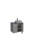 Ver imagem 6 de Gabinete para Banheiro em Aço com Tampo de Vidro