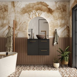 Gabinete para Banheiro em Aço com Tampo de Vidro