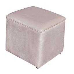 Poltrona Laura Amamentação Balanço Mais Puff - Quarto Bebê Amamentação - Veludo - Estopar Laura Mais - 6