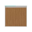 Ver mais imagens de Gabinete para Banheiro Ripado com Tampo de Vidro