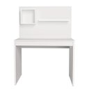 Ver imagem 3 de Kit 2 Peças com Escrivaninha Moderna com Painel e Nicho e Gaveteiro Organizador com 3 Gavetas