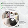 Kit 2 Peças com Escrivaninha Moderna com Painel e Nicho e Gaveteiro Organizador com 3 Gavetas - 11