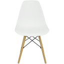 Ver imagem 3 de Conjunto 3 Cadeiras Charles Eames Eiffel Concha Fixa - Branca