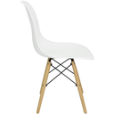 Ver imagem 4 de Conjunto 3 Cadeiras Charles Eames Eiffel Concha Fixa - Branca