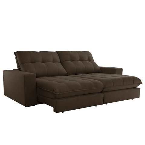 Sofa Retrátil Dublin 2,50m Mola Ensacada 04 Lugares Txr