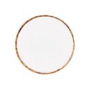 Ver imagem 1 de Jogo 4 Pratos Raso 27cm Borda de Bambu Melamina Branco