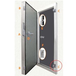 Bloco de Fechamento para Porta Sobreposta de Câmara Frigorifica - 9