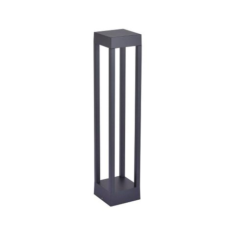 Luminária de Jardim Nordecor Zean 2684 60cm Led 10w Bivolt Preto 3000k Luz Amarela Preto 2684