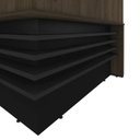 Ver imagem 6 de Kit 2 Peças com Balcão de Atendimento em L e Arquivo 4 Gavetas com Chave