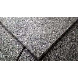 Piso Academia Emborrachado Preto Anti Impacto 50x50 Cm - 1