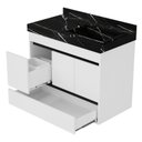 Ver imagem 5 de Gabinete/toucador para Banheiro Anna 80cm com Cuba Esculpida em Porcelanato