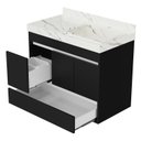 Ver imagem 5 de Gabinete/toucador para Banheiro Anna 80cm com Cuba Esculpida em Porcelanato