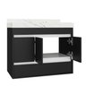 Gabinete/toucador para Banheiro Anna 80cm com Cuba Esculpida em Porcelanato - 2