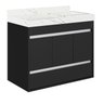 Gabinete/toucador para Banheiro Anna 80cm com Cuba Esculpida em Porcelanato - 3