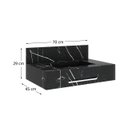 Ver imagem 4 de Bancada de Porcelanato para Banheiro com Toalheiro e Cuba Esculpida 70cm Ripy