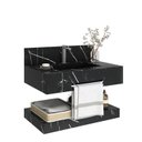 Ver imagem 5 de Bancada de Porcelanato para Banheiro com Toalheiro e Cuba Esculpida 70cm Ripy