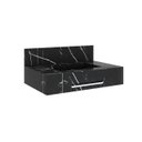 Ver imagem 3 de Bancada de Porcelanato para Banheiro com Toalheiro e Cuba Esculpida 70cm Ripy