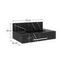 Ver imagem 4 de Bancada de Porcelanato para Banheiro com Toalheiro e Cuba Esculpida 70cm Ripy