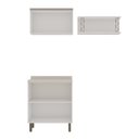 Ver imagem 3 de Kit Área de Serviço Acquaflex 100% Mdf com Armário, Balcão e Nicho com Metalon