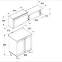 Ver imagem 7 de Kit Área de Serviço Acquaflex 100% Mdf com Armário, Balcão e Nicho com Metalon