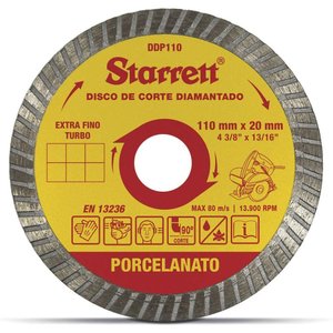 Disco Diamantado de Corte p/ Porcelanato DDP110