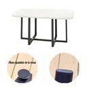 Ver imagem 6 de Mesa de Jantar Minimalista com 6 Cadeiras Compacta 145cm